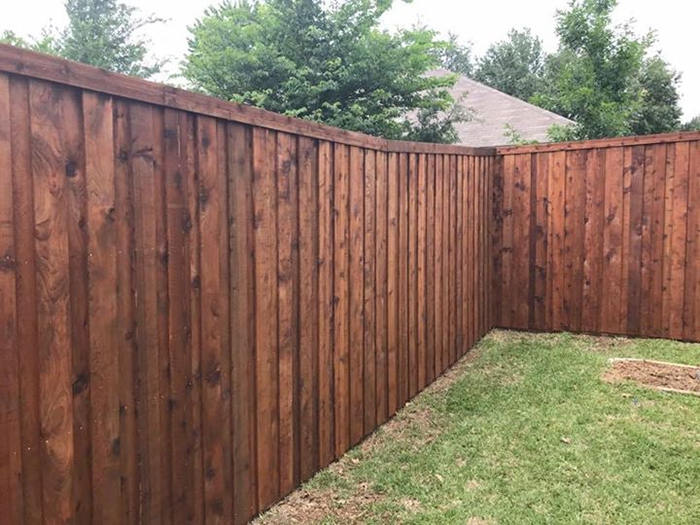 Newmarket Ontario Wood privacy fencing
