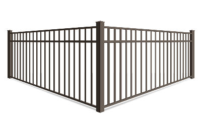 Aluminum fence options in the Toronto area.