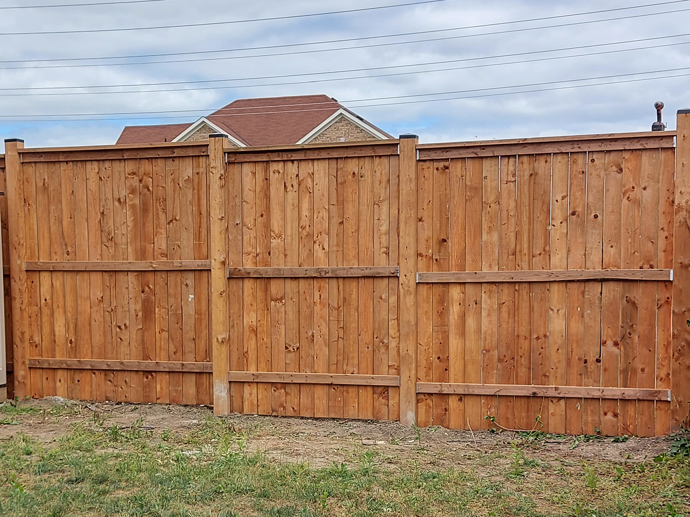 North York Ontario Wood privacy fencing